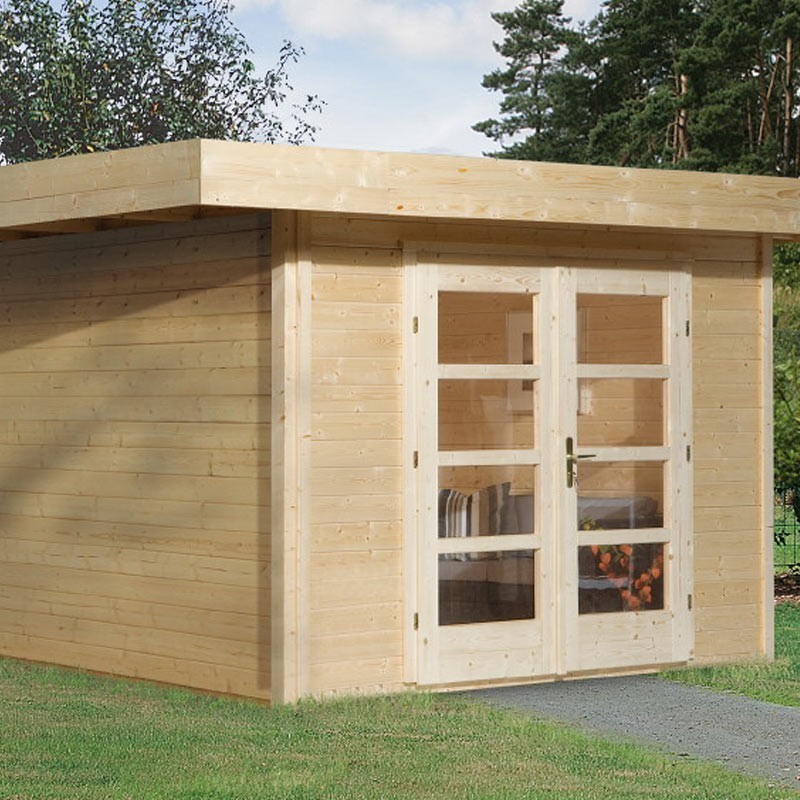 Sobel XL DesignCube - Abris de jardin moderne en bois. Pas cher et livraison gratuite en France - Belgique - Luxembourg